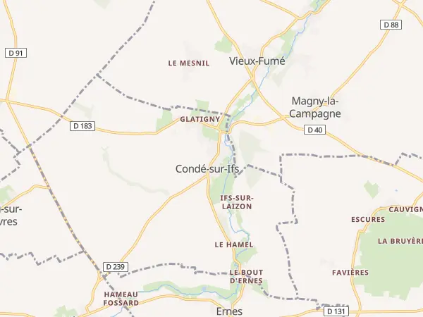 Plan de Condé-sur-Ifs