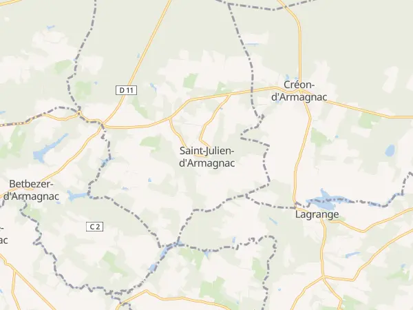 Plan de Saint-Julien-d’Armagnac
