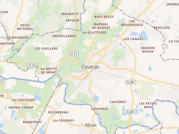 Plan de Coutras