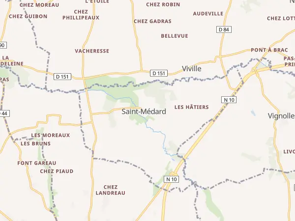 Plan de Saint-Médard