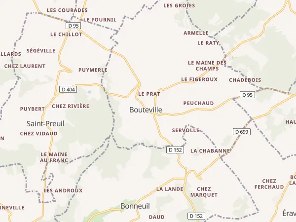 Plan de Bouteville