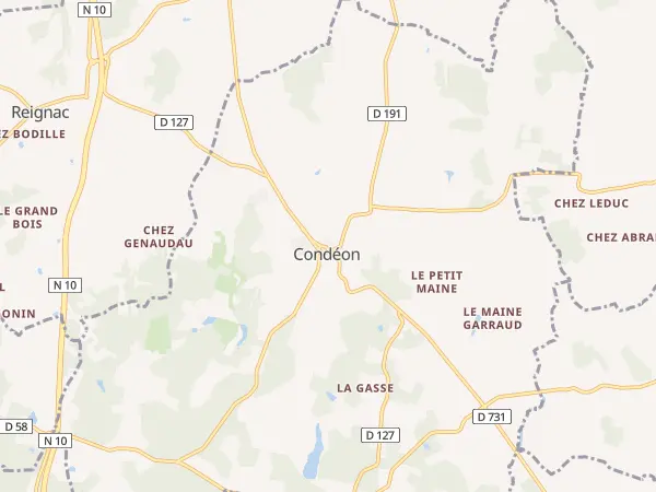 Plan de Condéon