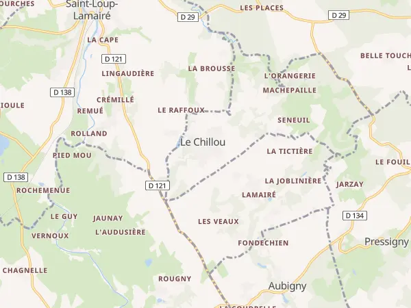 Plan du Chillou