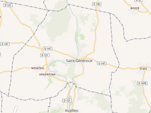 Plan de Saint-Généroux