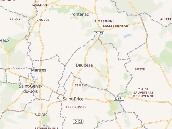 Plan de Daubèze