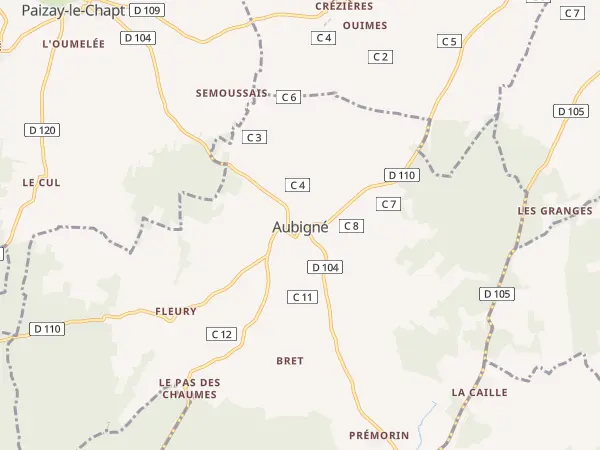 Plan de Aubigné