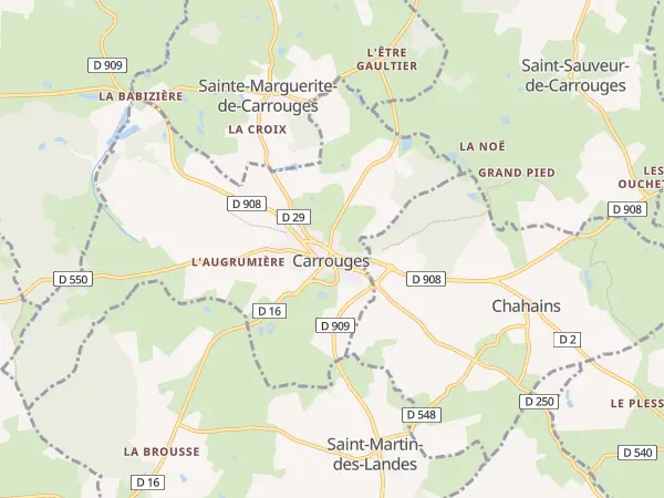 Plan de Carrouges