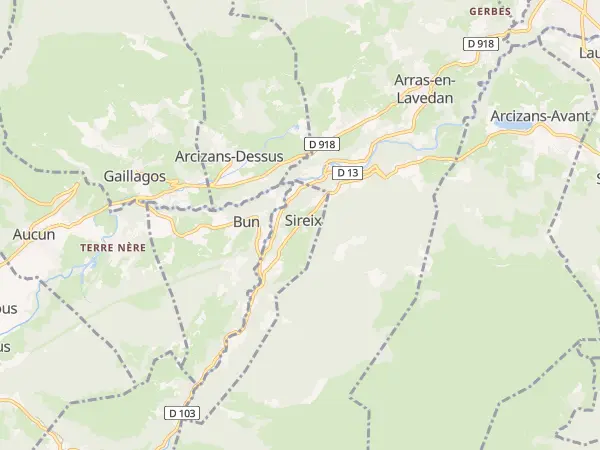 Plan de Sireix