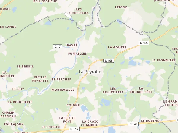 Plan de La Peyratte