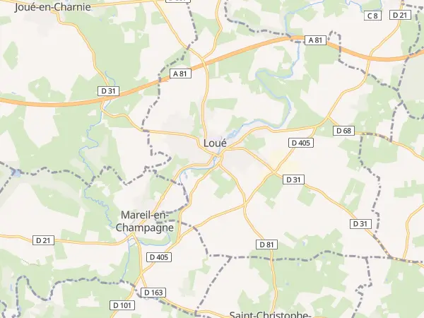 Plan de Loué