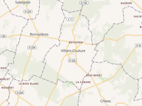 Plan de Villiers-Couture