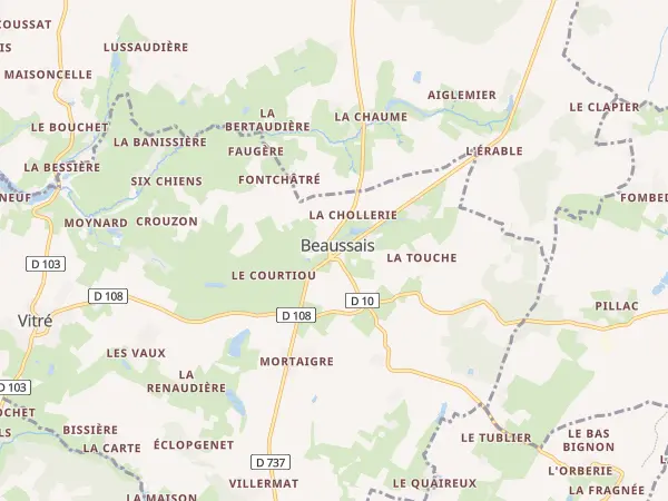 Plan de Beaussais-Vitré