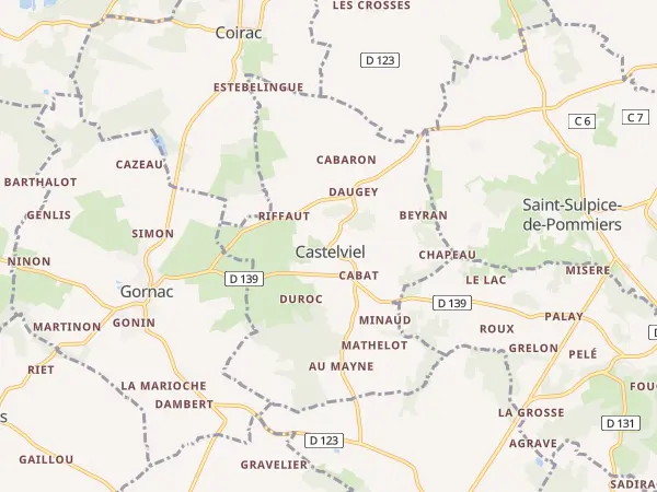 Plan de Castelviel