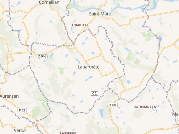 Plan de Labarthète