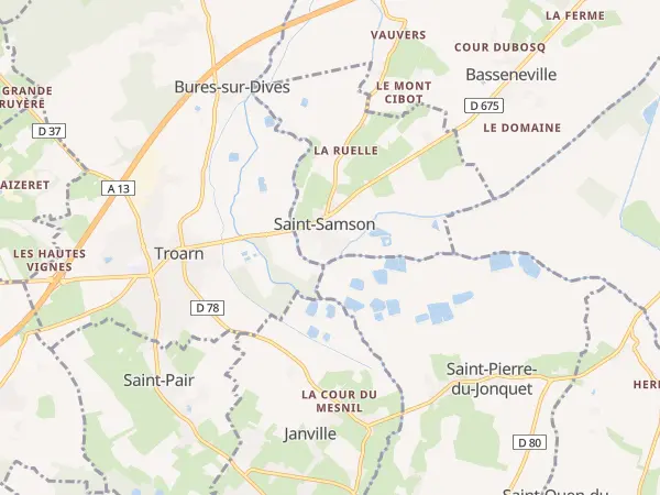 Plan de Saint-Samson