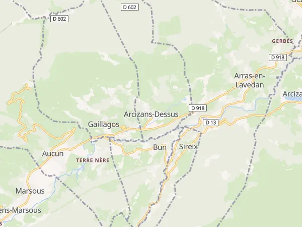 Plan de Arcizans-Dessus