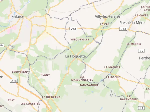Plan de La Hoguette