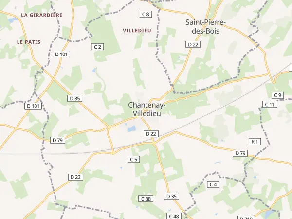 Plan de Chantenay-Villedieu