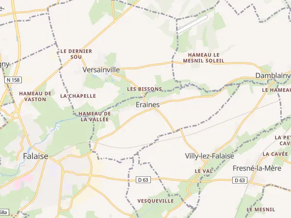 Plan de Eraines