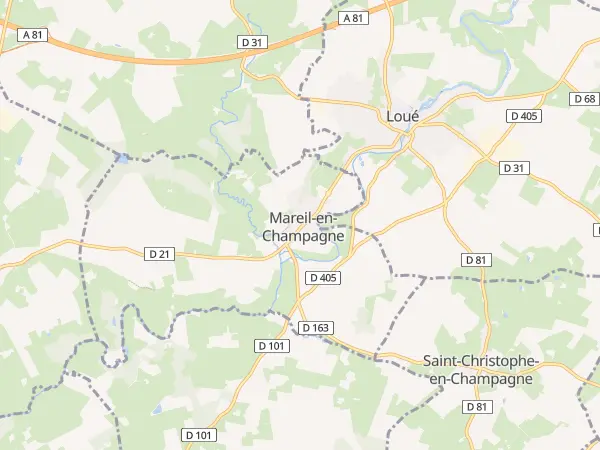 Plan de Mareil-en-Champagne