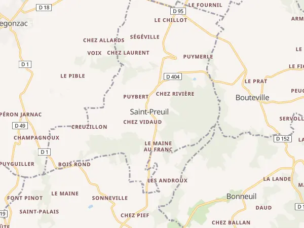 Plan de Saint-Preuil