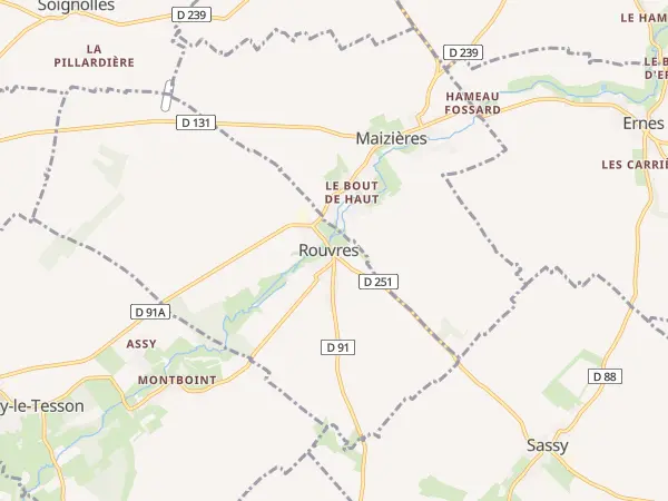 Plan de Rouvres