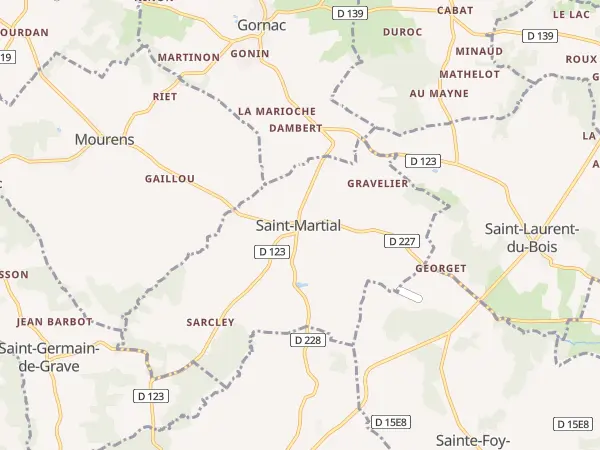 Plan de Saint-Martial