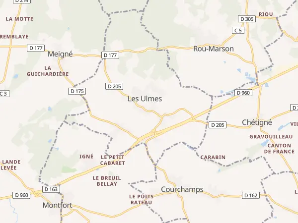 Plan des Ulmes