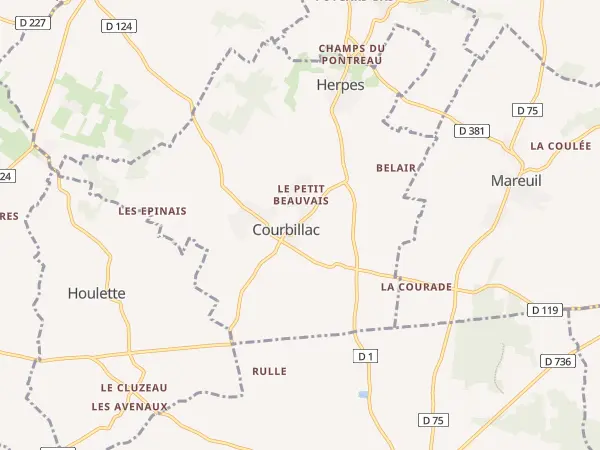 Plan de Courbillac