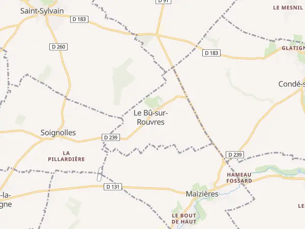 Plan du Bû-sur-Rouvres