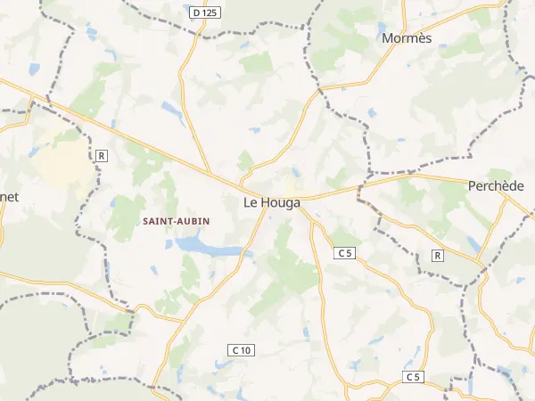Plan du Houga
