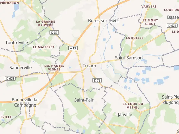 Plan de Troarn