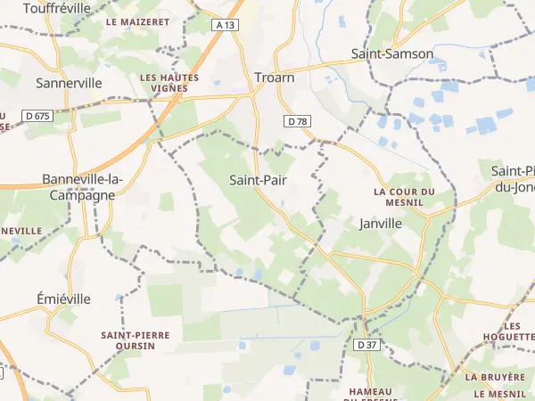 Plan de Saint-Pair