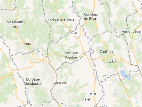 Plan de Saint-Jean-Poudge