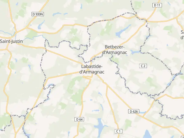 Plan de Labastide-d’Armagnac