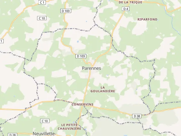Plan de Parennes