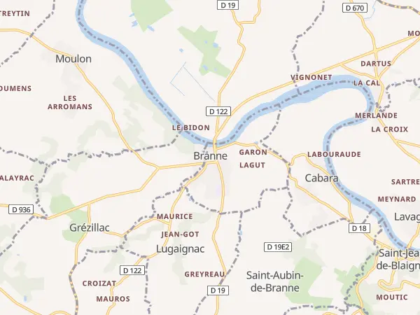 Plan de Branne