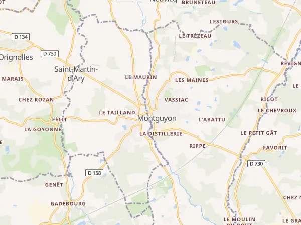 Plan de Montguyon