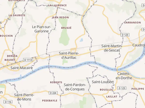 Plan de Saint-Pierre-d’Aurillac