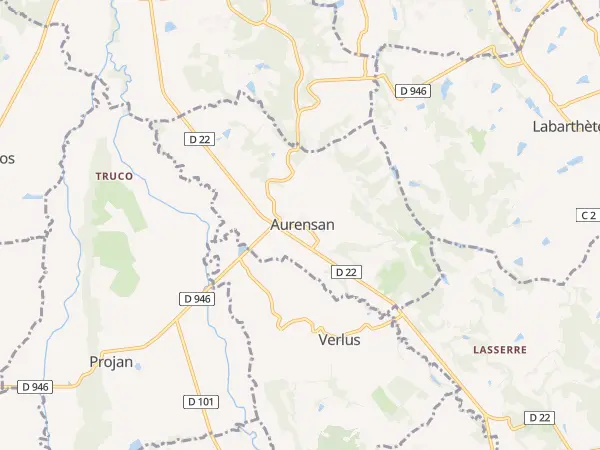 Plan de Aurensan