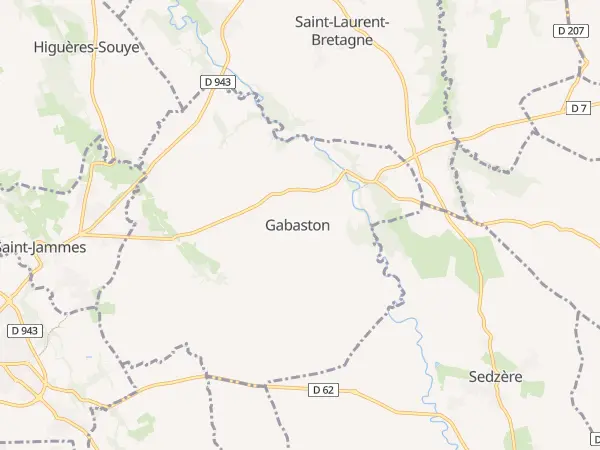 Plan de Gabaston