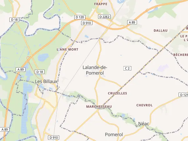 Plan de Lalande-de-Pomerol