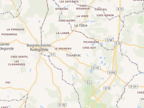 Plan de Touvérac