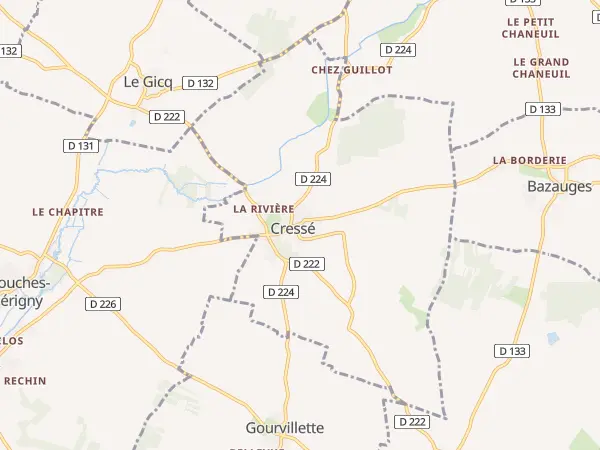 Plan de Cressé