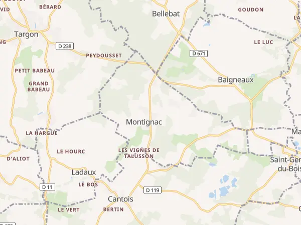 Plan de Montignac