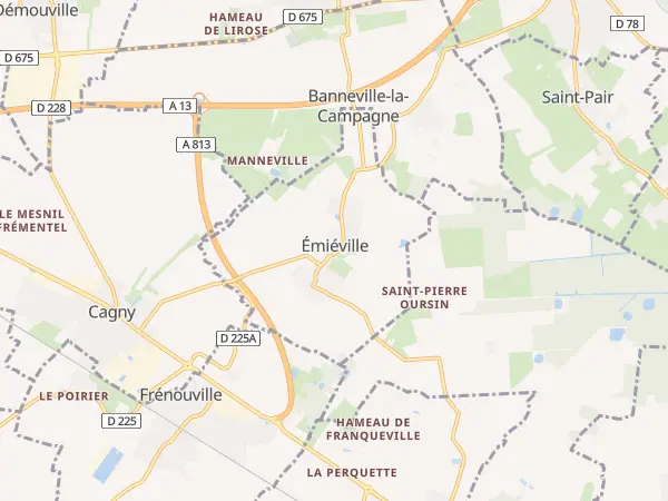 Plan de Émiéville