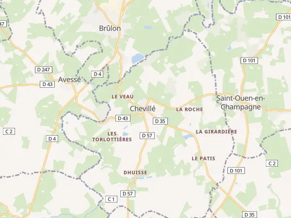 Plan de Chevillé