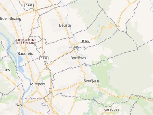 Plan de Bordères