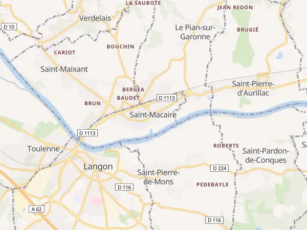 Plan de Saint-Macaire