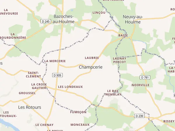 Plan de Champcerie